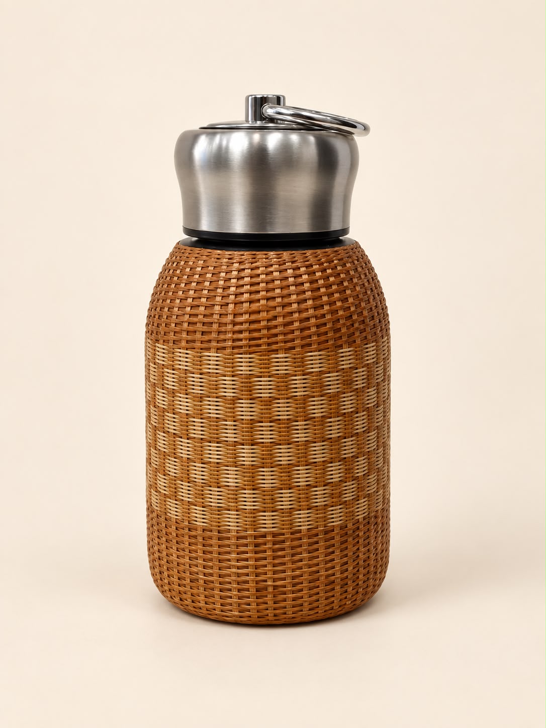 Handwoven Bamboo Thermal Flask